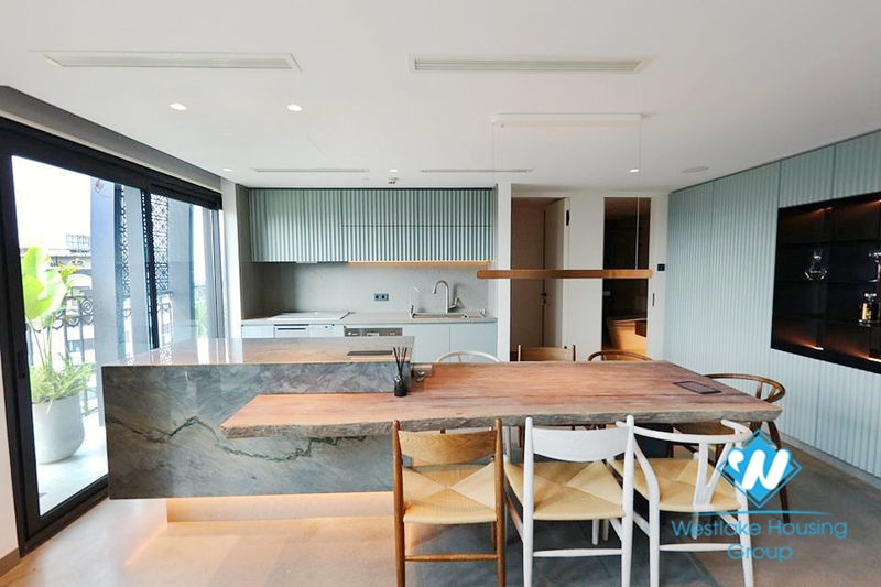 Duplex 2 bedroom apartment for rent at T-Place 30A Ly Thuong Kiet